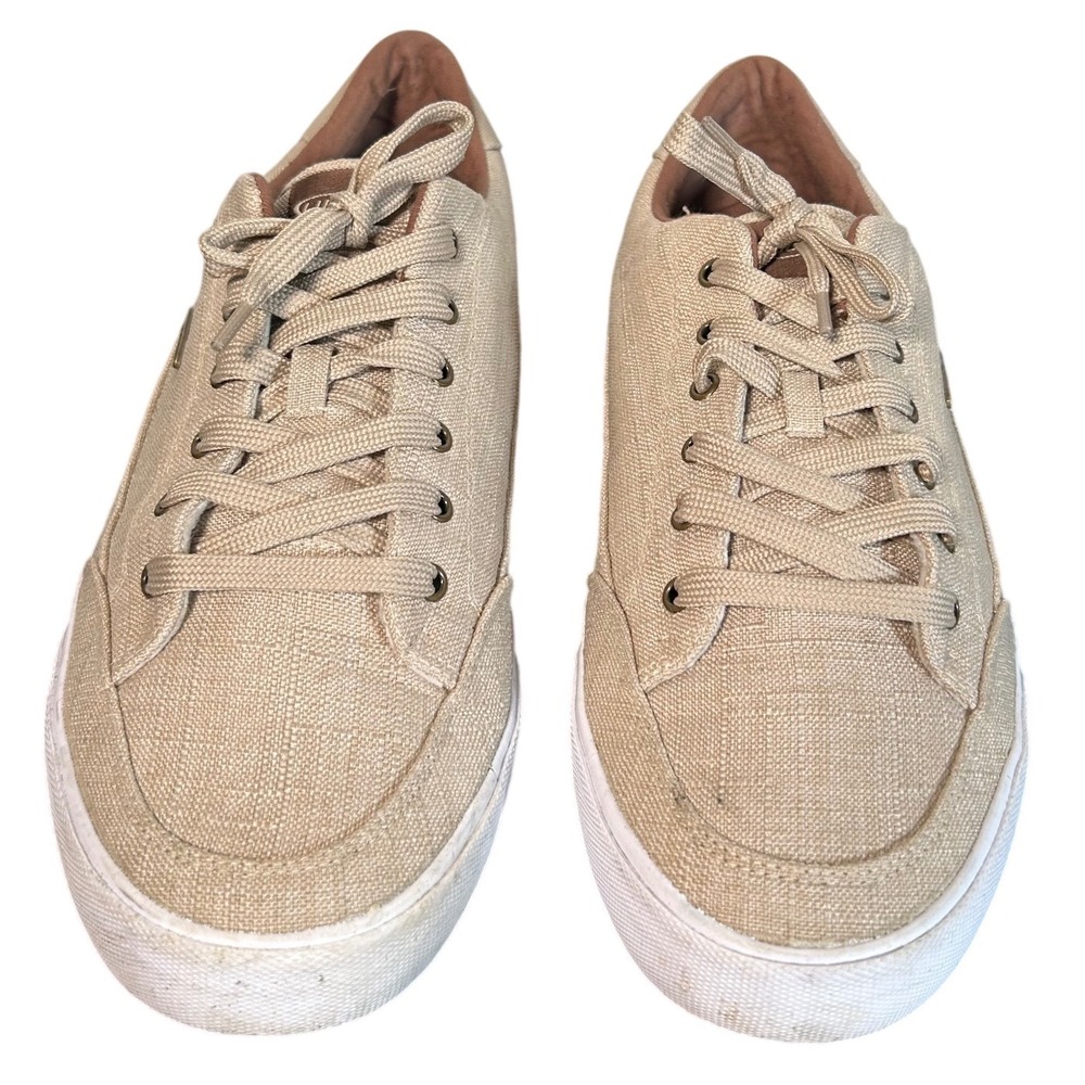 Lugz Stayer Canvas Mens Tan Low Top Sneakers Size 13 Skater Streetwear Classic - Picture 3 of 8